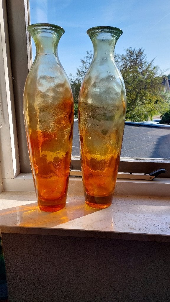 Vintage handgemaakte vazen, Antiek en Kunst, Ophalen of Verzenden