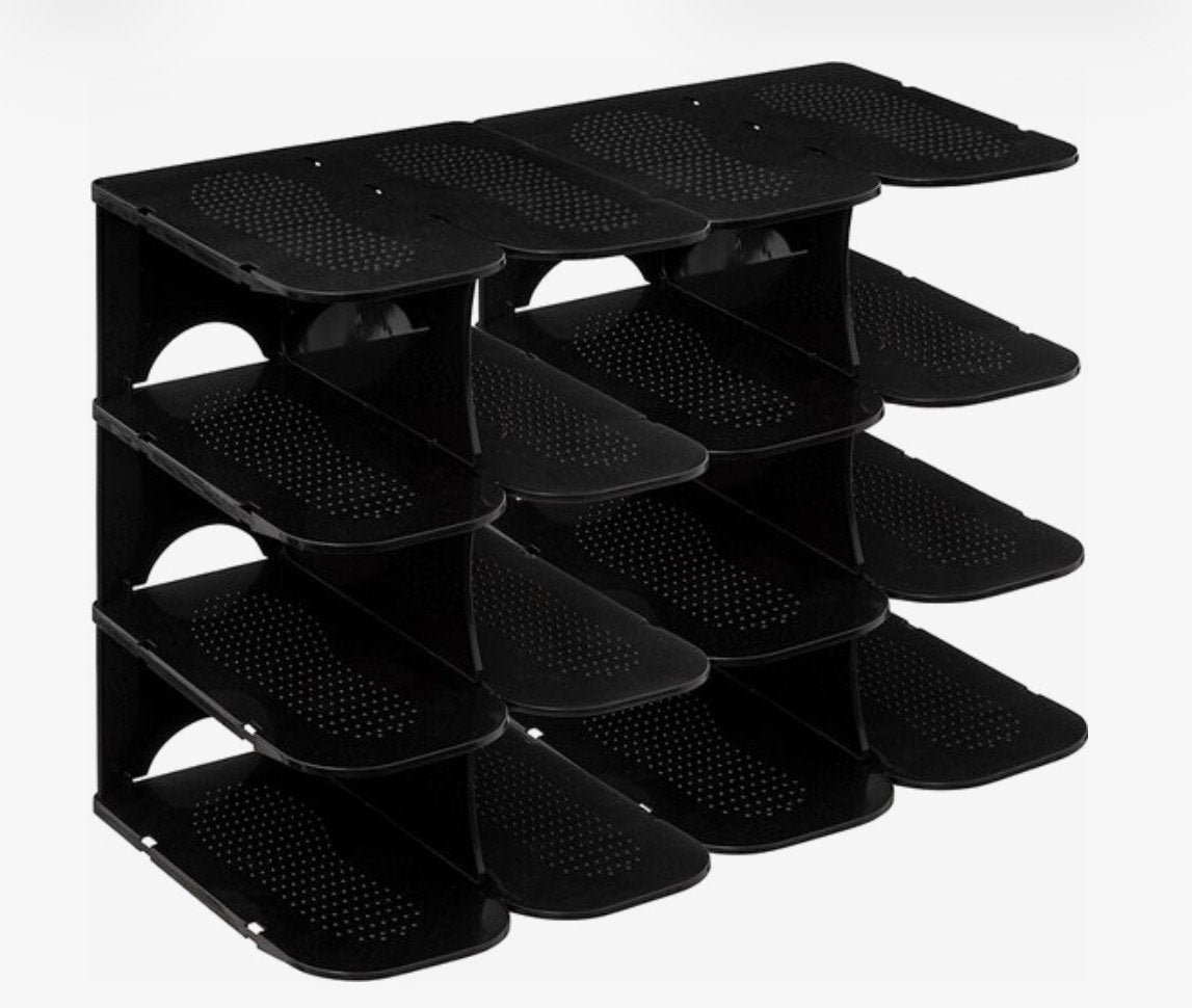 Witte en grijs schoenorganizers voor 50 paar schoenen, Ophalen, Nieuw