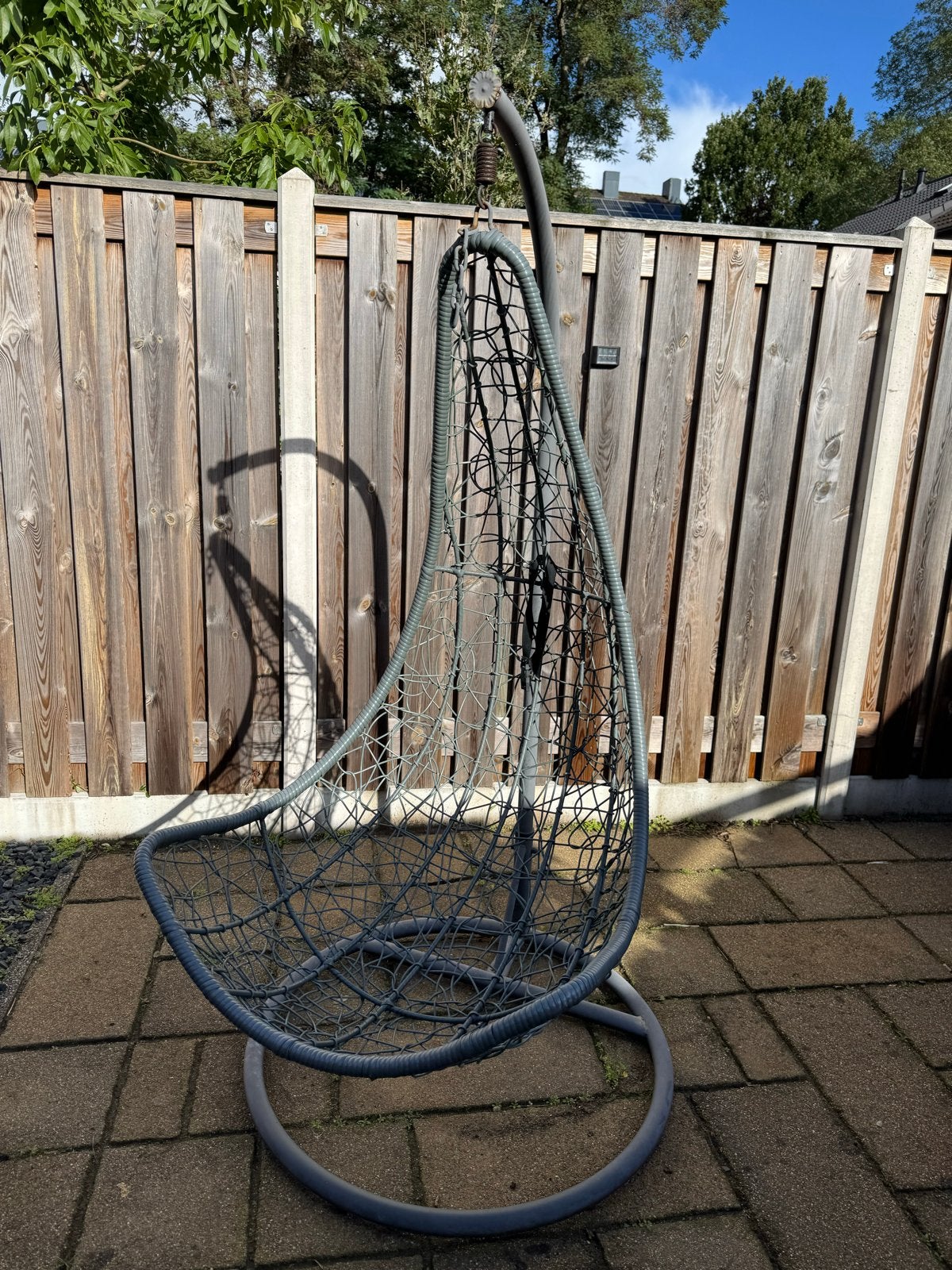 Comfortabele hangstoel voor buiten, Ophalen, Gebruikt, Metaal