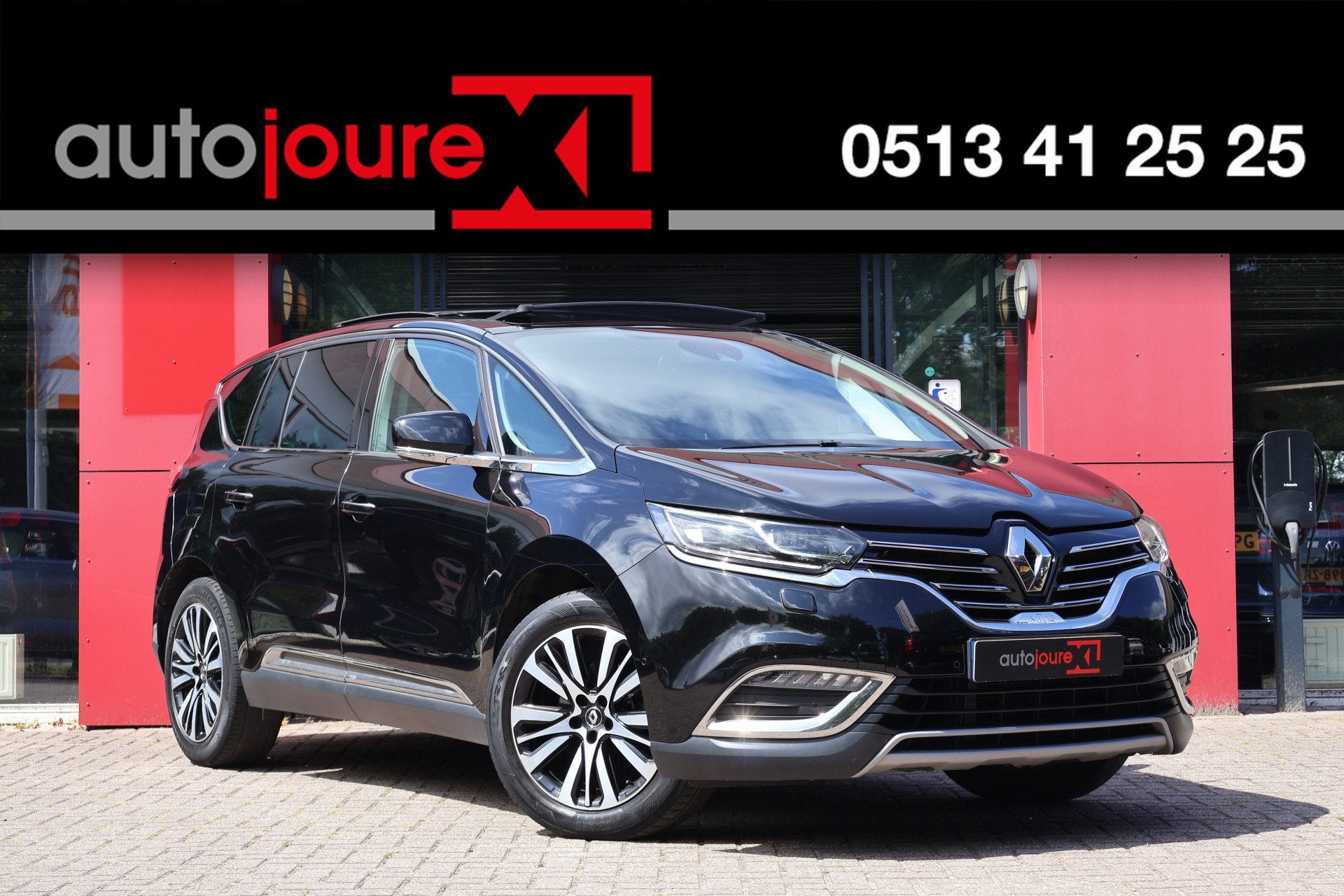 Renault Espace 1.6dCi Initiale Paris 7pers. | 4Control | HUD, Auto's, Renault, Gebruikt, Euro 6, 4 cilinders, 2000 kg
