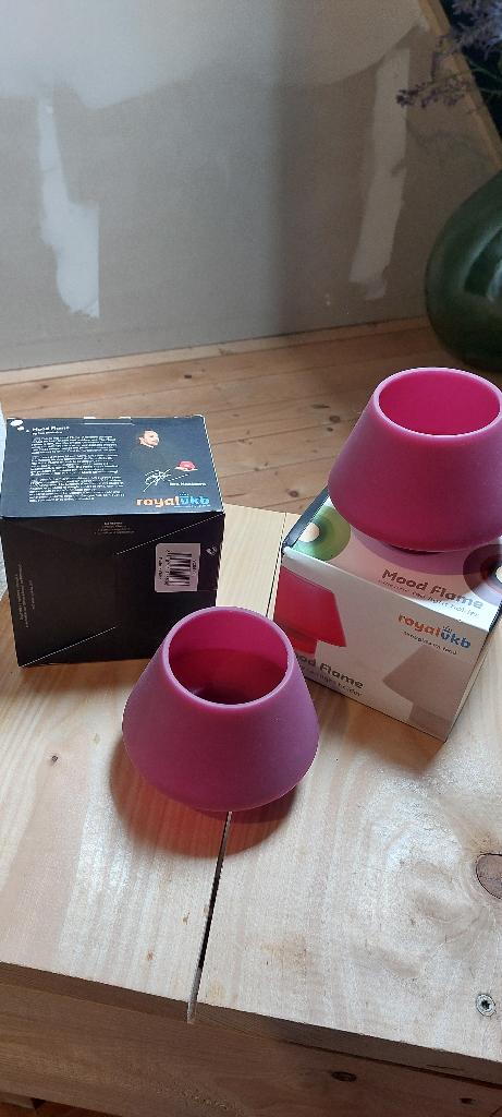 Royal VKB Mood Flame siliconen theelichthouder - Nieuw, Ophalen of Verzenden, Overige materialen