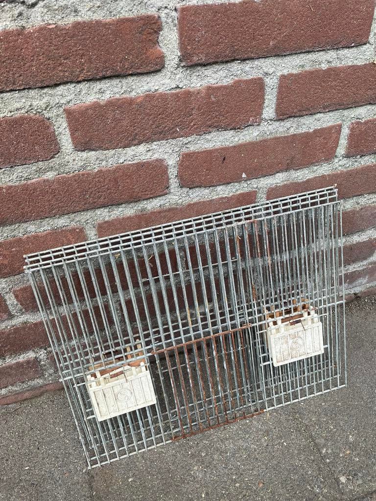 4 x Voorfrond broedkooi gebruikt 40,5x30, Ophalen, Gebruikt, Metaal, Broedkooi of Kweekkooi