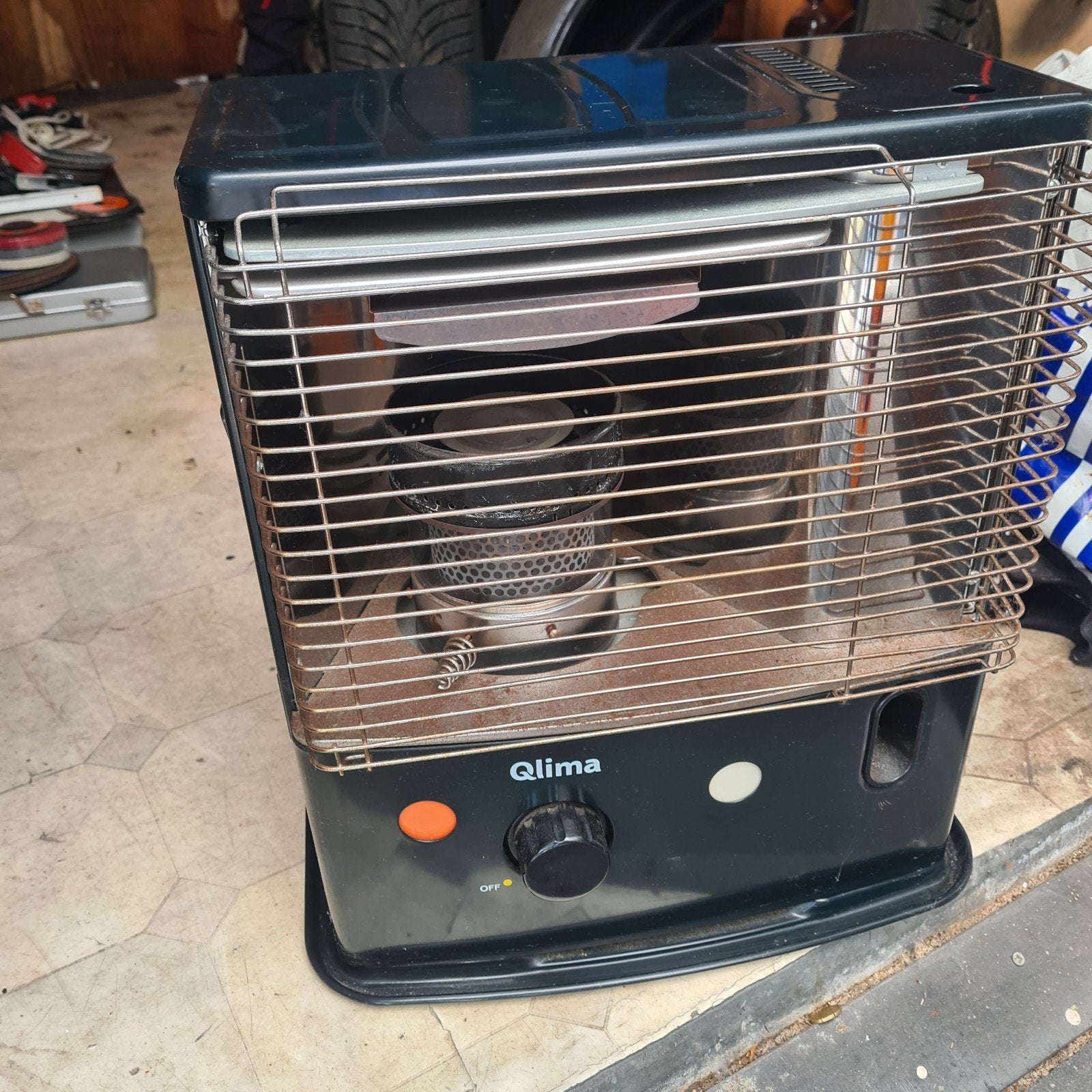 Kachel, Huis en Inrichting, Kachels, Ophalen, Zo goed als nieuw, Elektrisch, Houtkachel