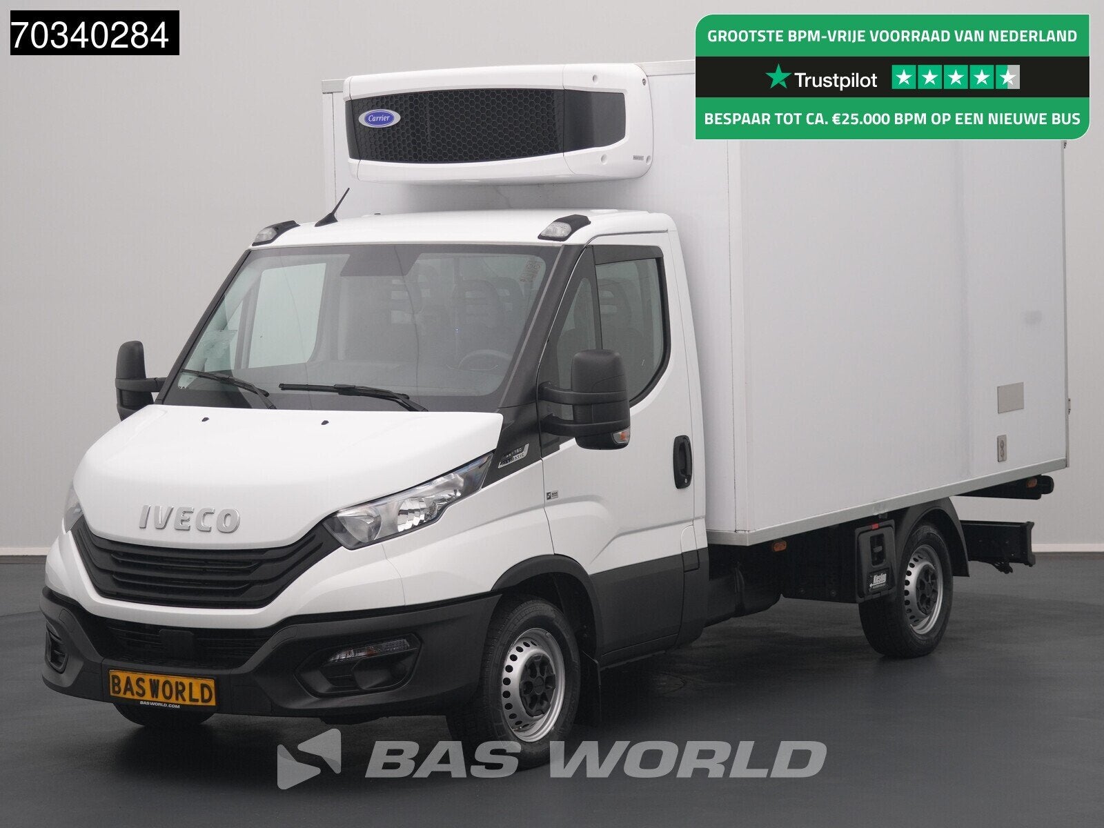 Iveco Daily 35S16 Automaat Koel/Vrieswagen -15 Carrier Xario, Auto's, Automaat, Stof, Gebruikt, Euro 6