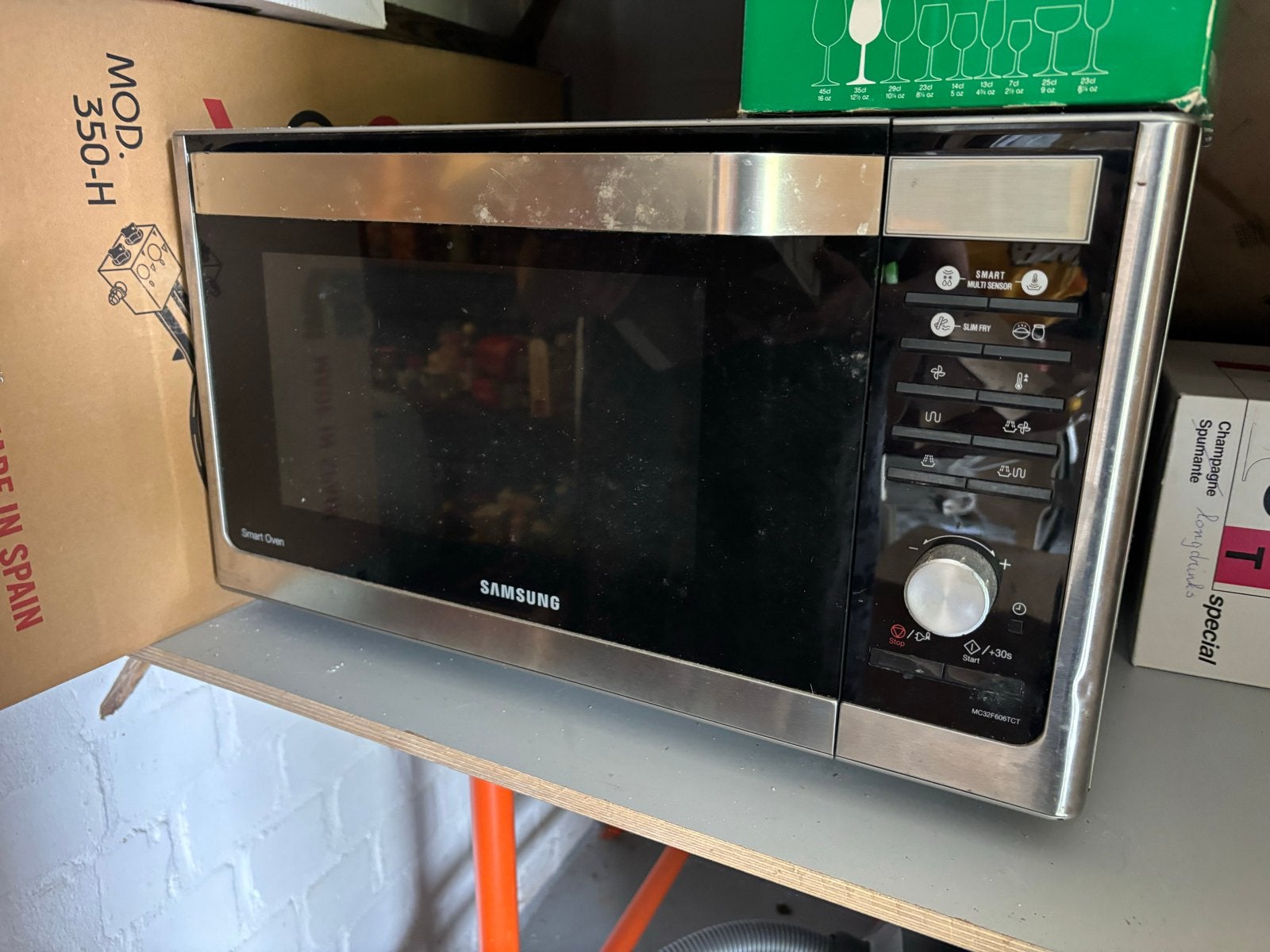 Samsung Combimagnetron - Gebruikt, Ophalen, Combimagnetron, Gebruikt, Grill