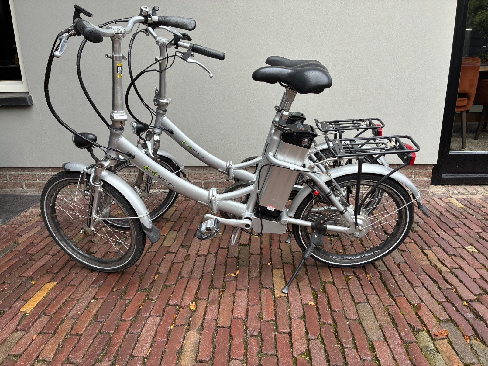 Te koop 2 elektrische E4 Motion vouwfietsen, Fietsen en Brommers, Elektrische fietsen, Minder dan 47 cm, Ophalen of Verzenden