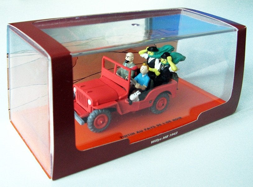 Kuifje schaalmodel, Willys MB 1943, Auto, 1:32 tot 1:50, Zo goed als nieuw, Ophalen