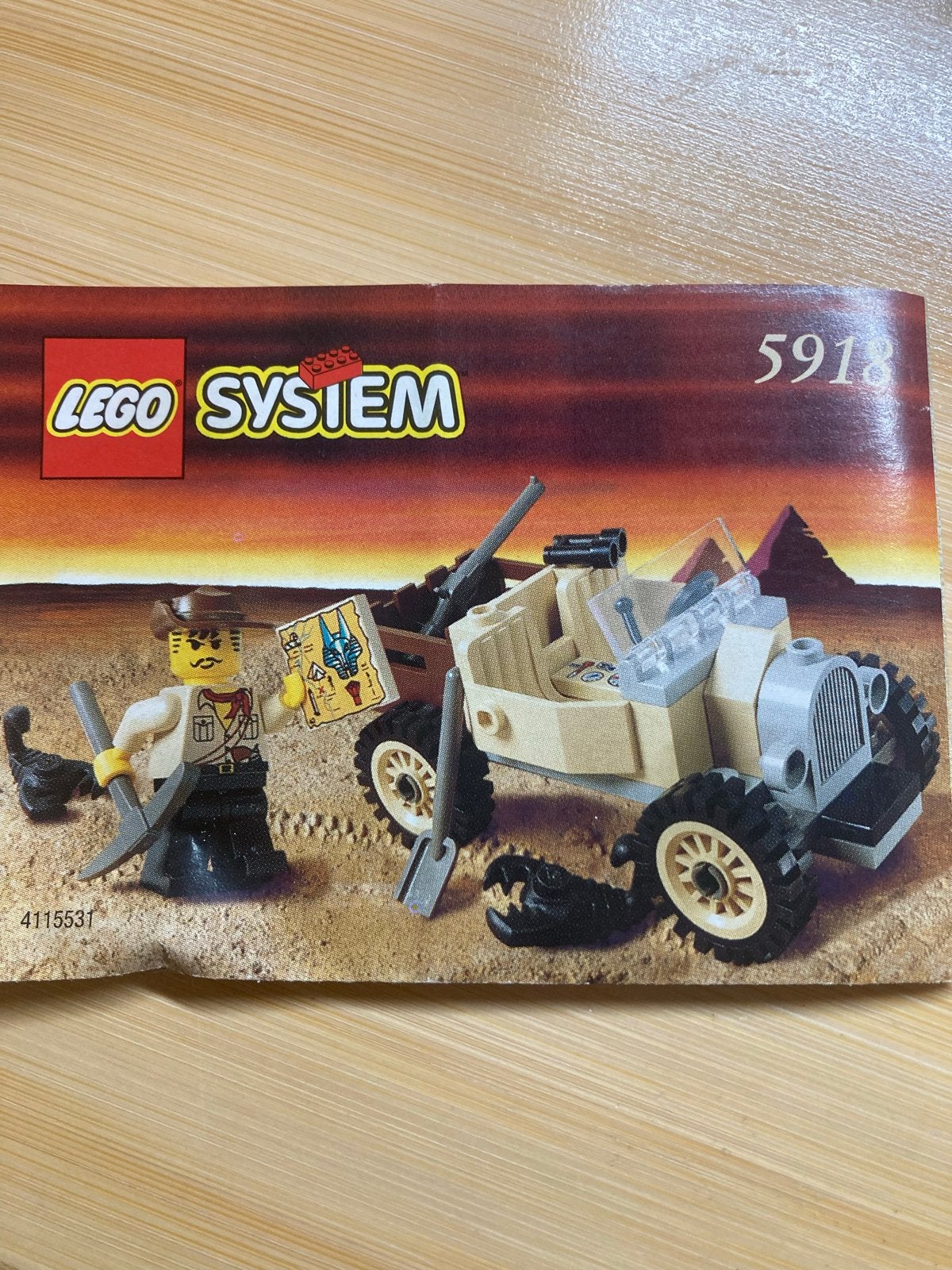Lego Adventurers 5918 Scorpion Tracker met minifiguur, Gebruikt, Overige thema's, Lego, Ophalen of Verzenden