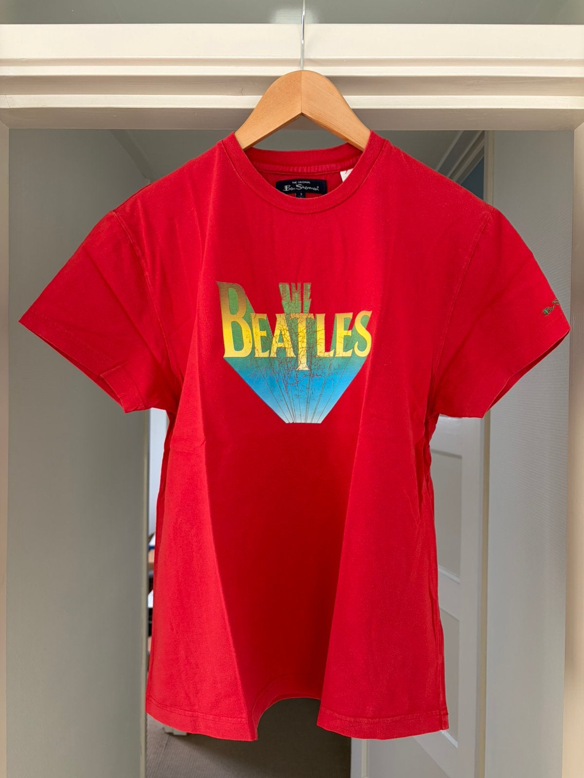 The Beatles t-shirt rood Ben Sherman, Maat 52/54 (L), Ophalen of Verzenden, Gedragen, Ben Sherman