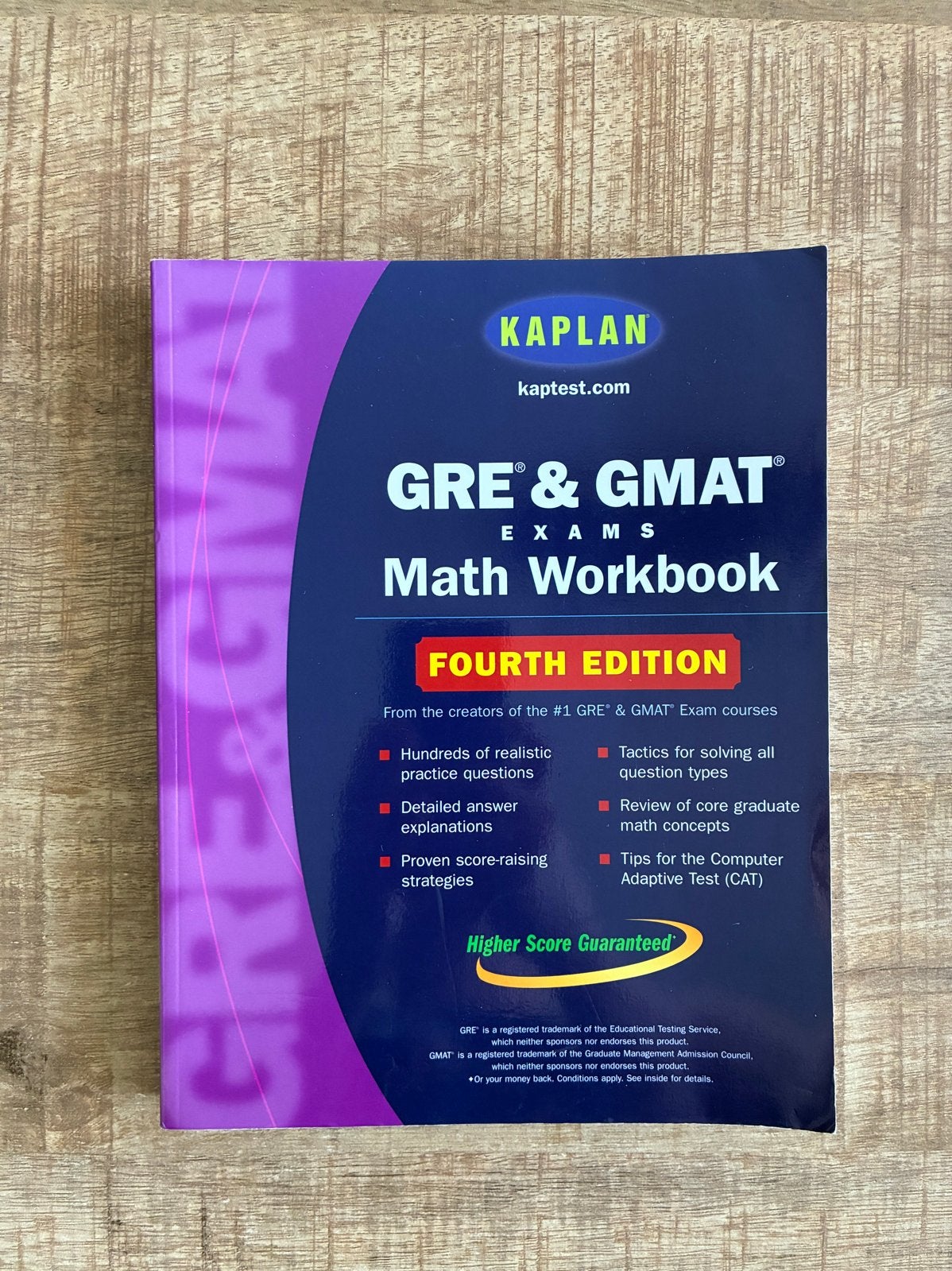 Kaplan GRE & GMAT Math Workbook - Fourth Edition, Boeken, Ophalen of Verzenden, Beta, Gelezen, WO