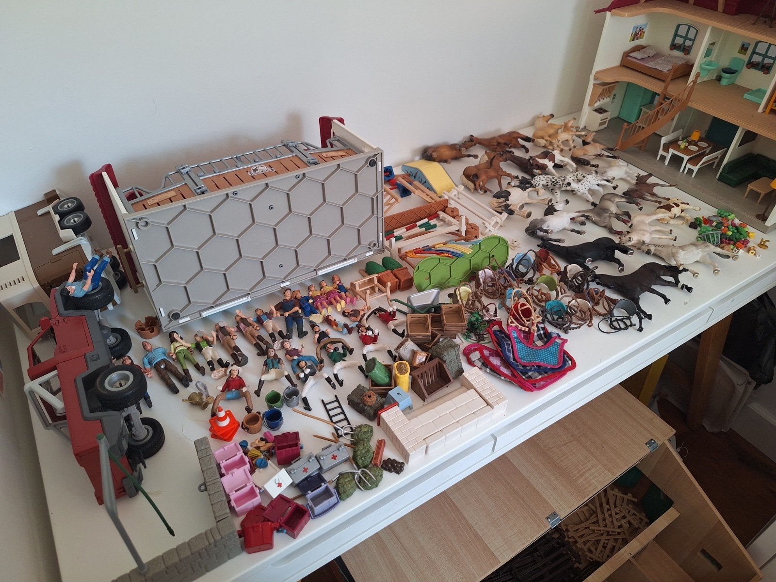 Schleich paarden, Ophalen, Gebruikt