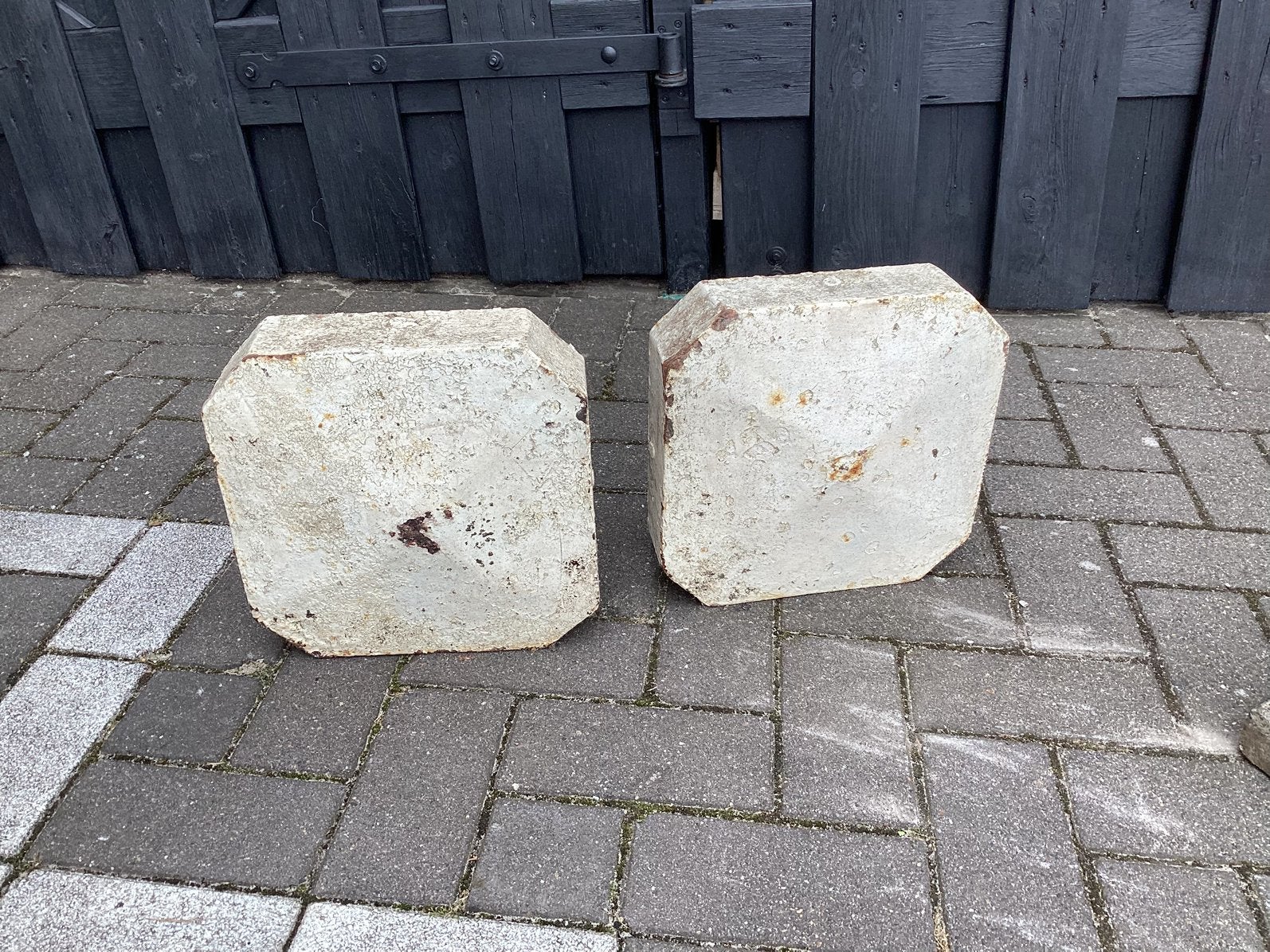 Stalen paalkop, Tuin en Terras, Ophalen of Verzenden, Gebruikt, Minder dan 180 cm, Overige typen