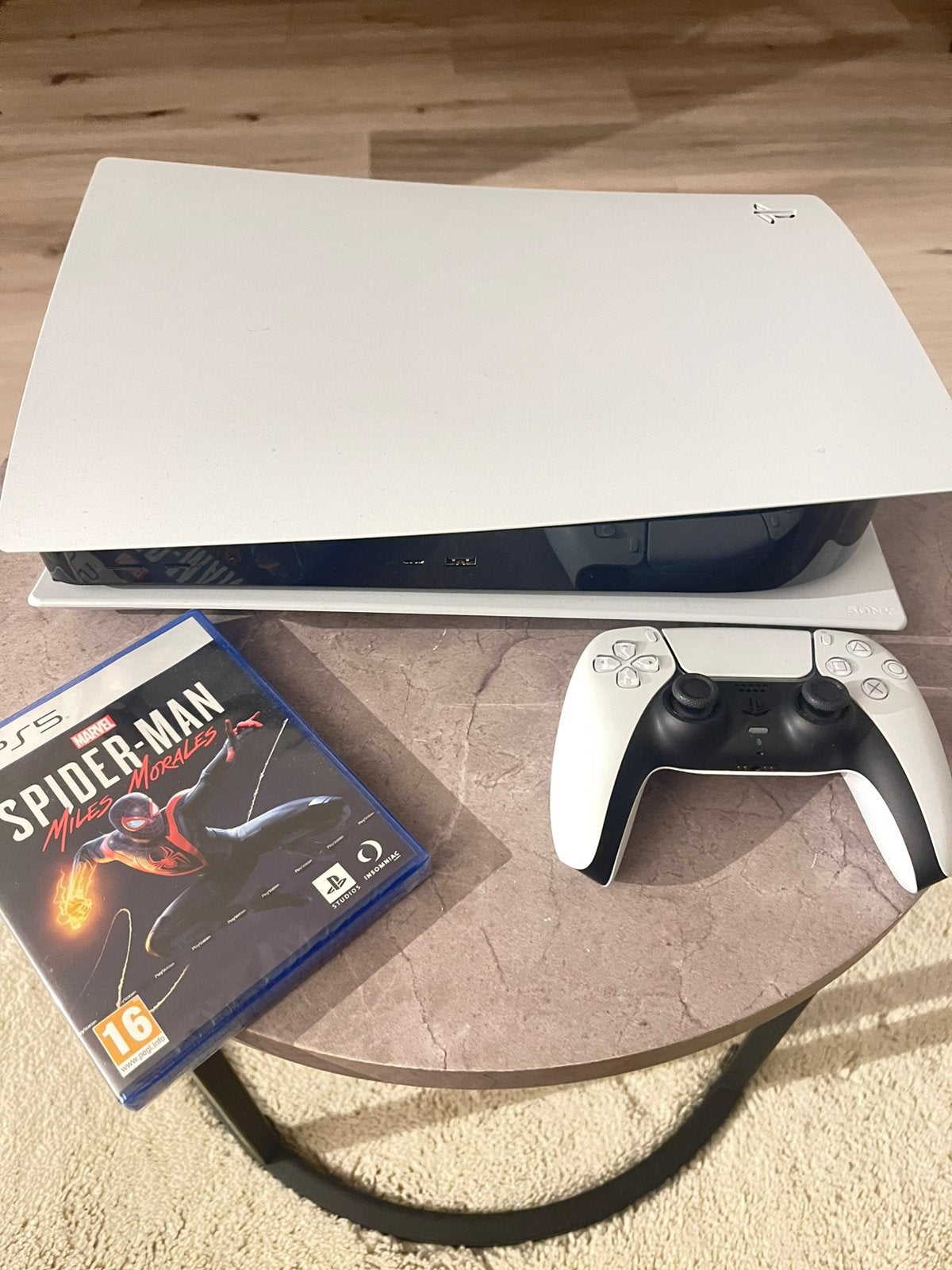 PS5 Disc Edition-DualSense-Spider Man-SLECHTS 3x GEBRUIKT, Spelcomputers en Games, Spelcomputers | Sony PlayStation 5, Ophalen