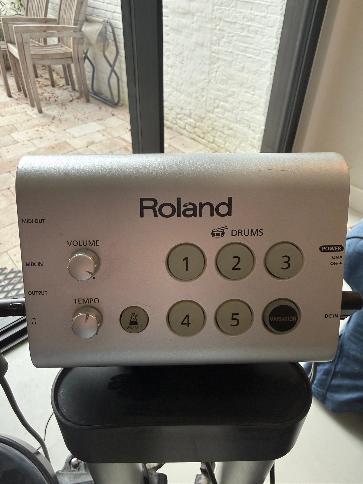Roland V-Drums elektronisch drumstel met speaker incl krukje, Ophalen of Verzenden, Gebruikt, Roland, Elektronisch