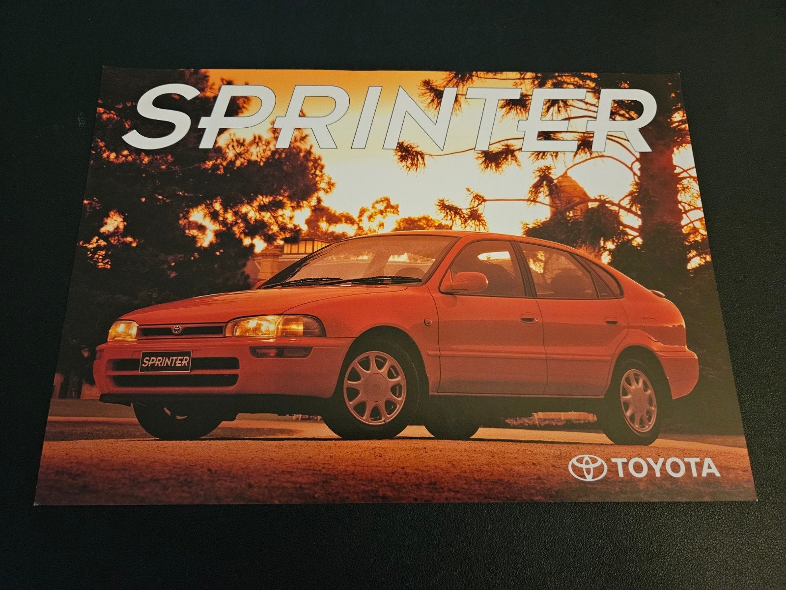 Leaflet Toyota Sprinter 1994 Australië, Ophalen of Verzenden, Zo goed als nieuw, Toyota