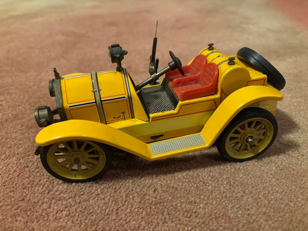 Schuco Mercer typ 35J 1913, met sleutel, Ophalen of Verzenden, Gebruikt