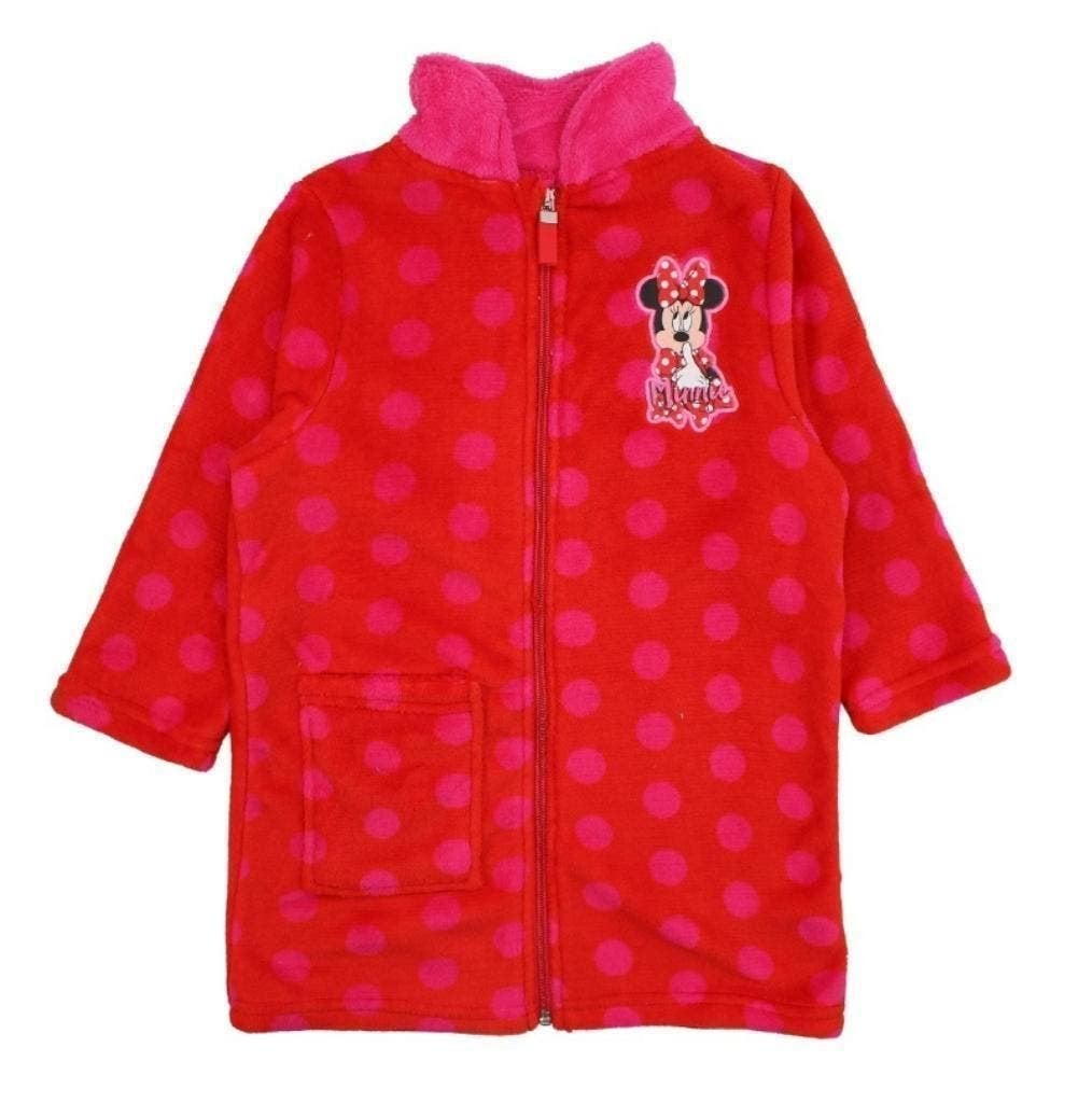 Minnie Mouse Badjas Rood - Dots - Mt 98-104-110-116-128-140, Nacht- of Onderkleding, Meisje, Minnie Mouse, Nieuw