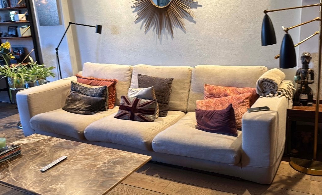 B&B Italia Maxalto Imprimatur bank 4 persoons, Ophalen, 250 tot 300 cm, Gebruikt, 100 tot 125 cm