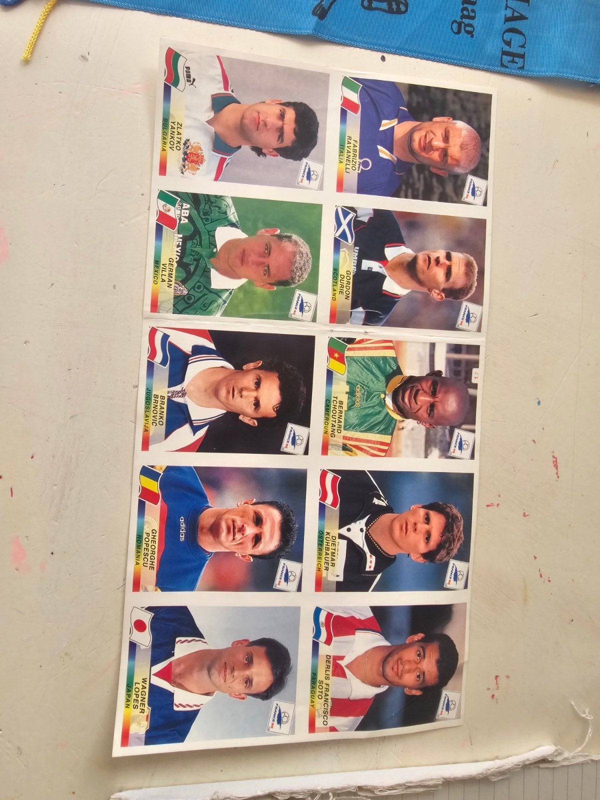 Voetbalplaatjes WK Frankrijk 1998 - Panini, Ophalen of Verzenden