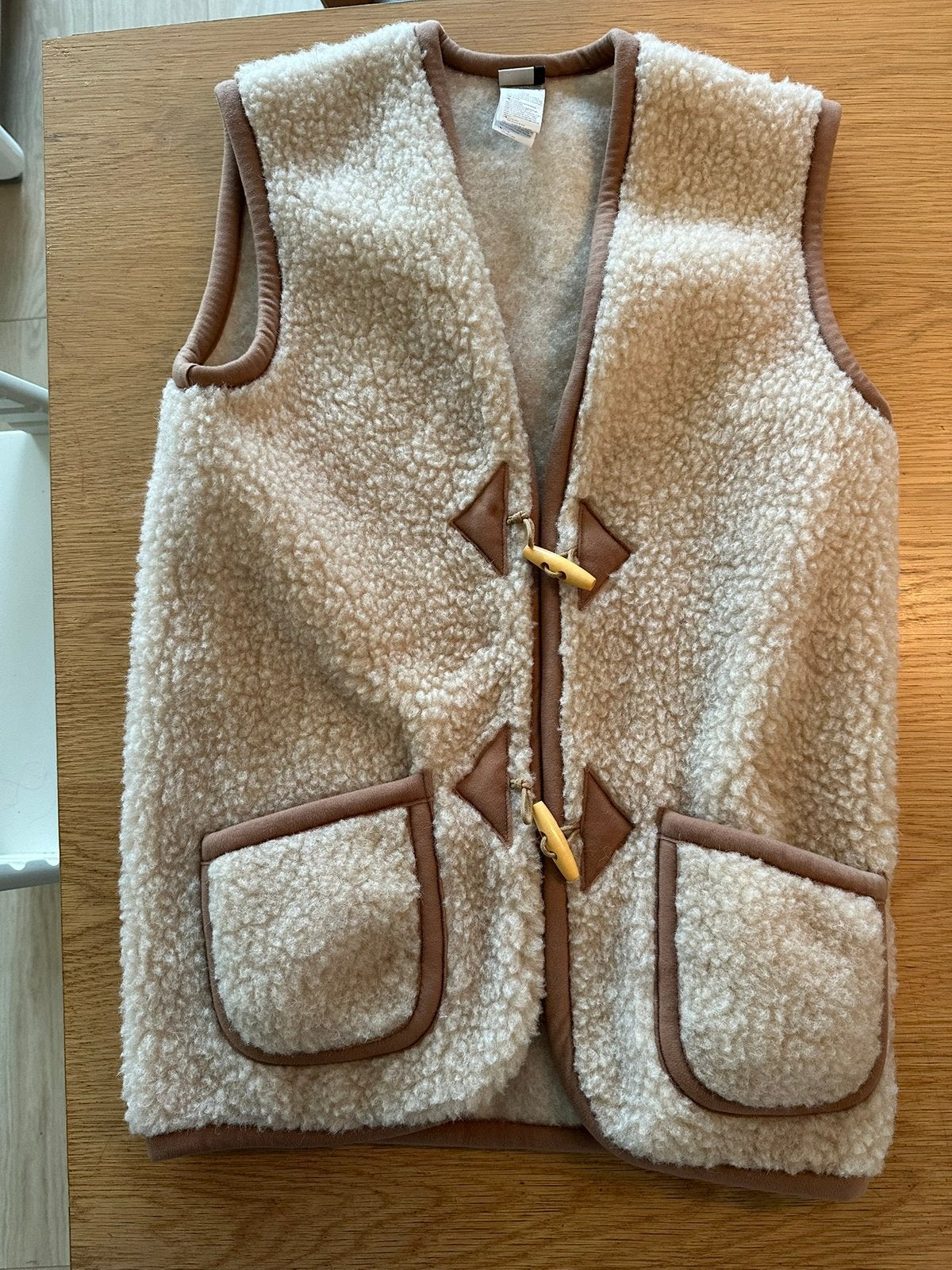Alwero bodywarmer wol - maat S dames, Kleding | Dames, Ophalen of Verzenden, Zo goed als nieuw, Maat 36 (S), Beige