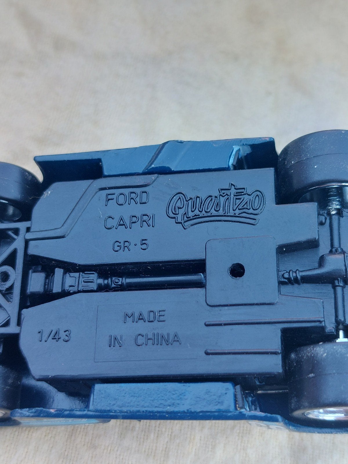 Quartzo Ford Capri GR.5 Zakspeed #53 1/43 Modelauto, Ophalen of Verzenden, Gebruikt