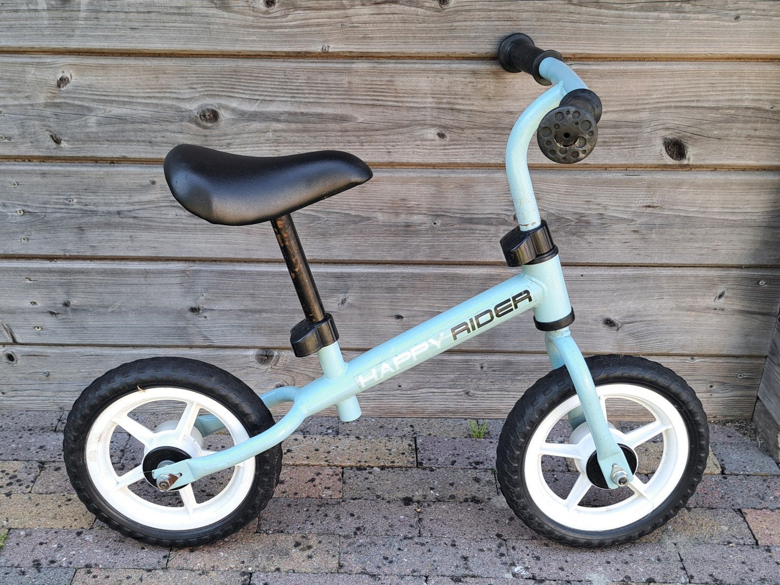 Loopfiets Happy Rider - Lichtblauw, Ophalen, Gebruikt, Overige merken