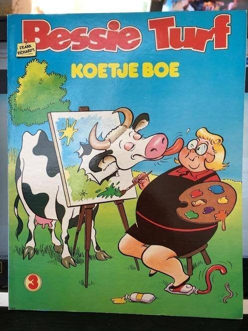 koetje boe bessie turf k3, Eén stripboek, Ophalen of Verzenden, Zo goed als nieuw