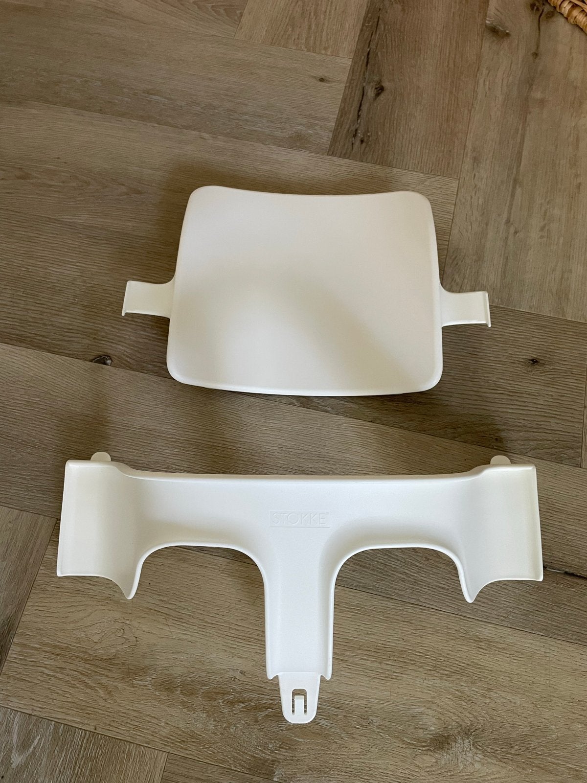 Stokke Tripp Trapp Baby Set V3 - Wit, Ophalen, Zo goed als nieuw, Meegroeistoel, Stoelverkleiner