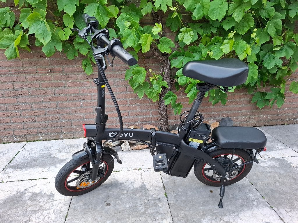 DYU A5 elektrische vouwfiets in zeer goede staat, 14 tot 16 inch, Zo goed als nieuw, Totaal opvouwbaar, Schijfrem