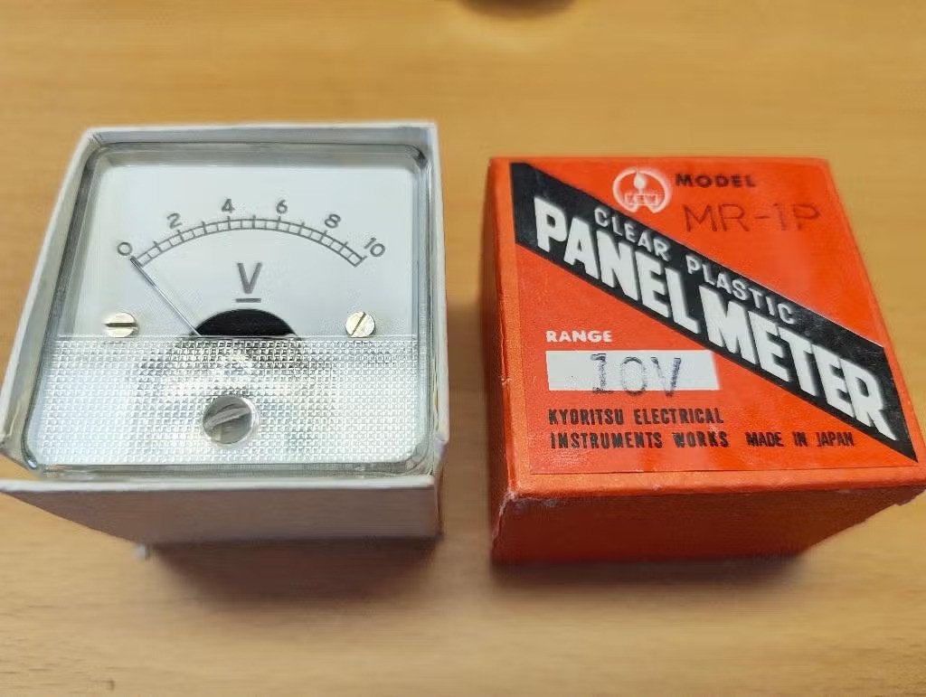 Kyoritsu inbouw paneelmeters, volt- en ampèremeters - Nieuw, Ophalen of Verzenden, Nieuw