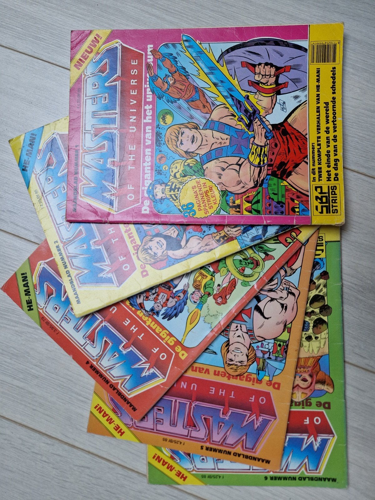 1986 motu masters of the universe strips comics stripboeken, Boeken, Strips | Comics, Meerdere comics, Ophalen of Verzenden, Europa