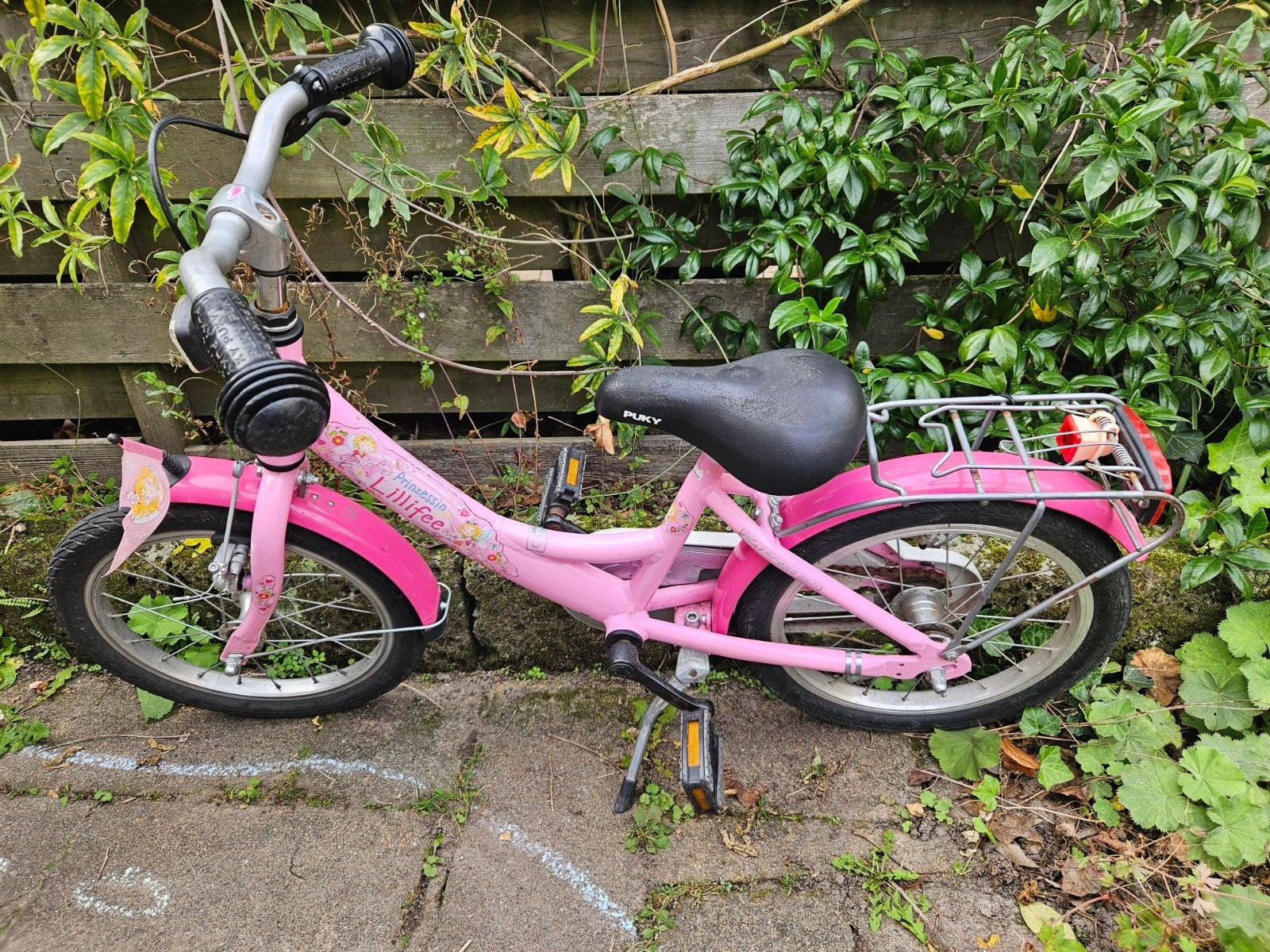 Roze kinderfiets 16 inch - Puky Lillifee, Ophalen, Gebruikt, 16 tot 20 inch, Puky