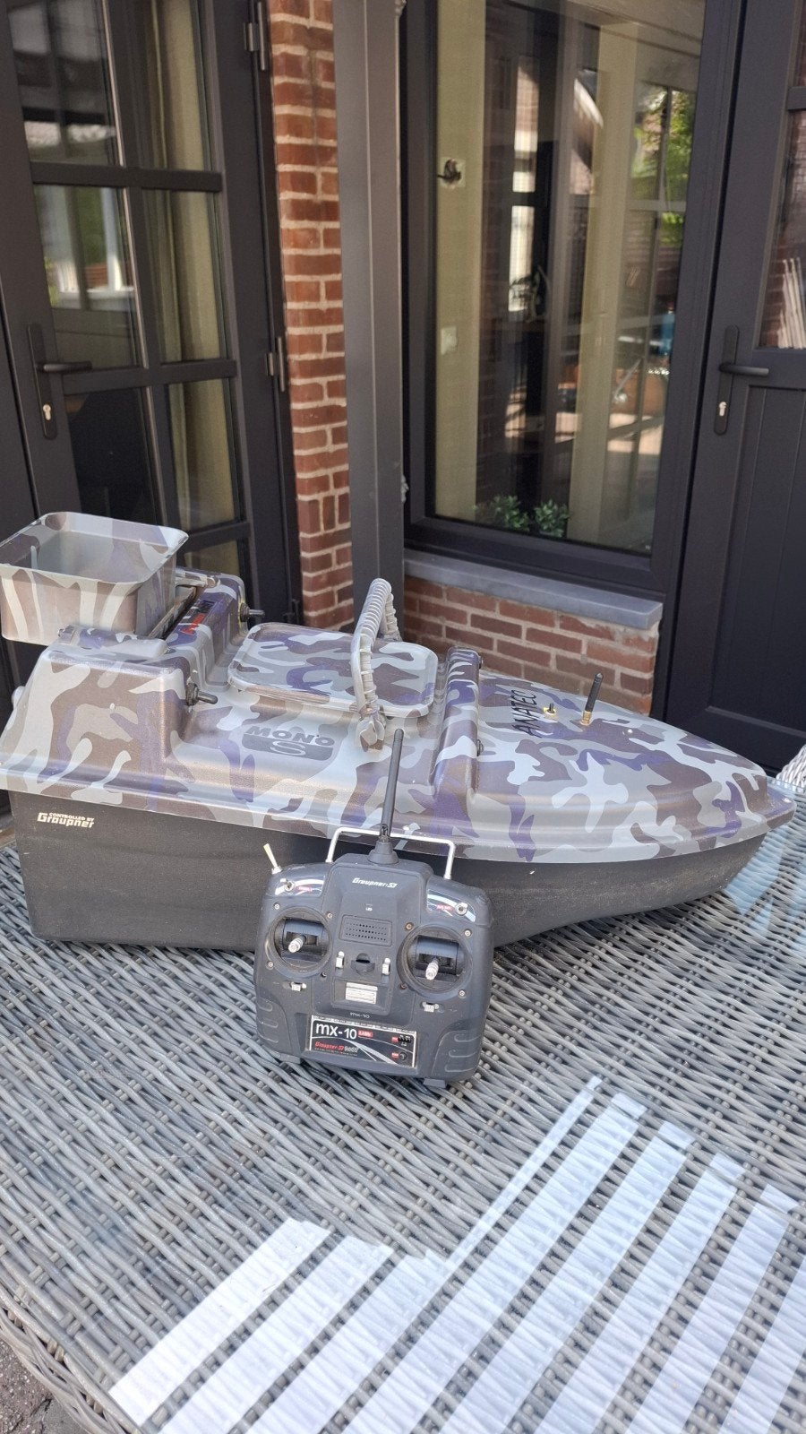 Voerboot Anatec Mono met Graupner MX-10 en fishfinder, Ophalen, Gebruikt, Overige typen