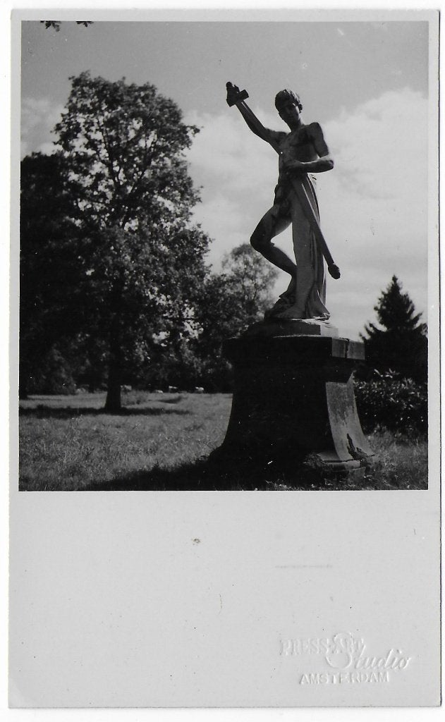 Press art Studio Tuinbeeld - ongelopen ansichtkaart (B7180), Ophalen of Verzenden, 1960 tot 1980, Ongelopen, Overijssel