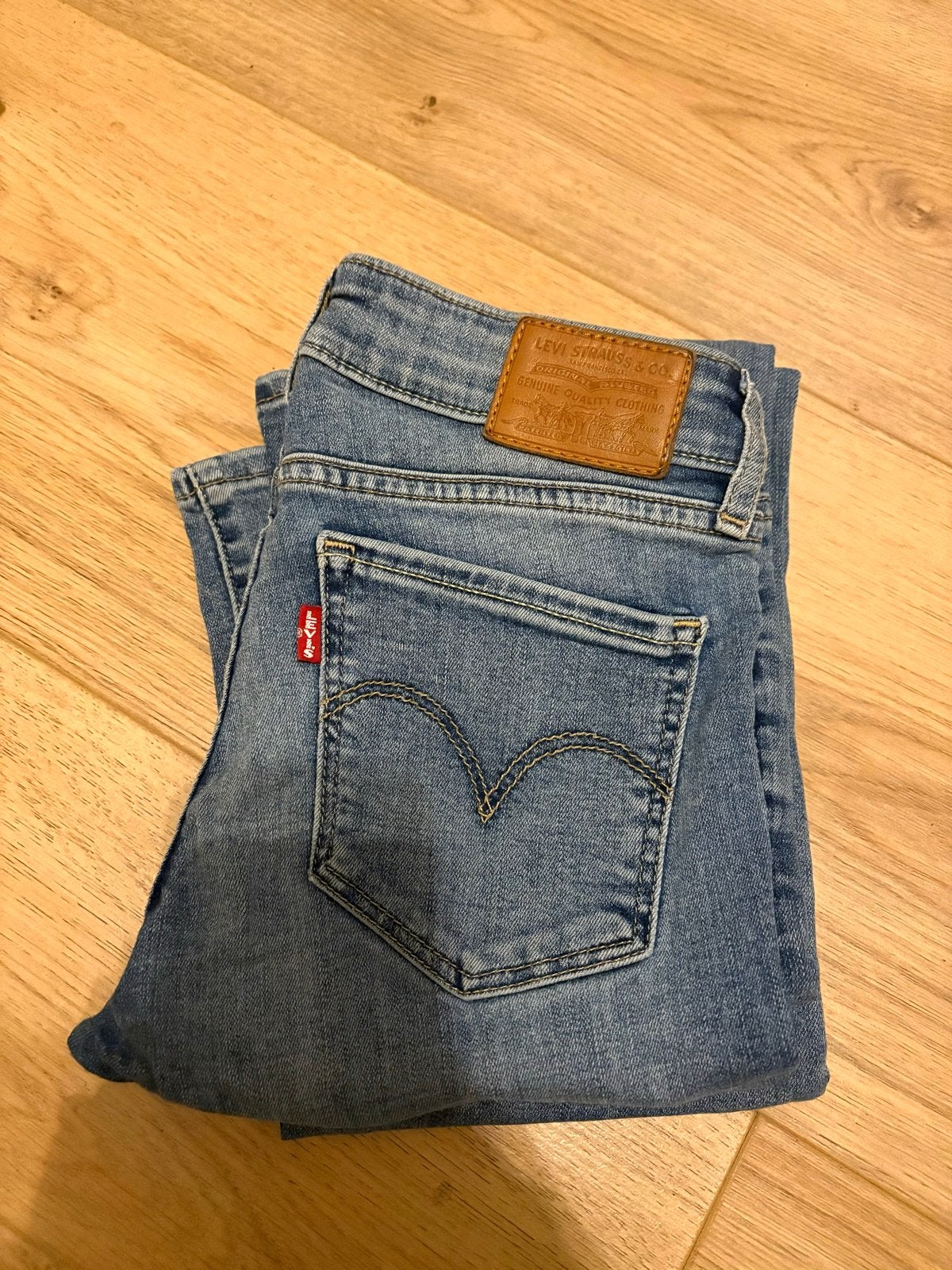 Levi's 715 Bootcut Jeans - Maat W25, Ophalen of Verzenden, Gedragen, Blauw, W27 (confectie 34) of kleiner