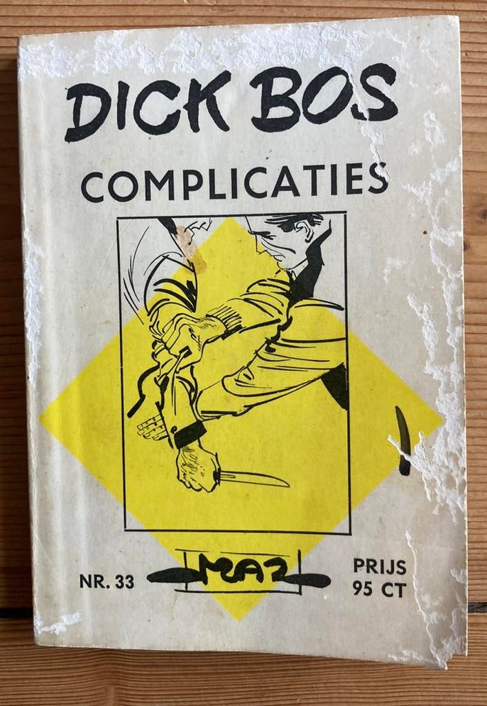 Dick Bos 33 Complicaties, nr 19 Bedrogen, nr 19 Dubbelspel, Boeken, Stripboeken, Meerdere stripboeken, Ophalen of Verzenden, Gelezen