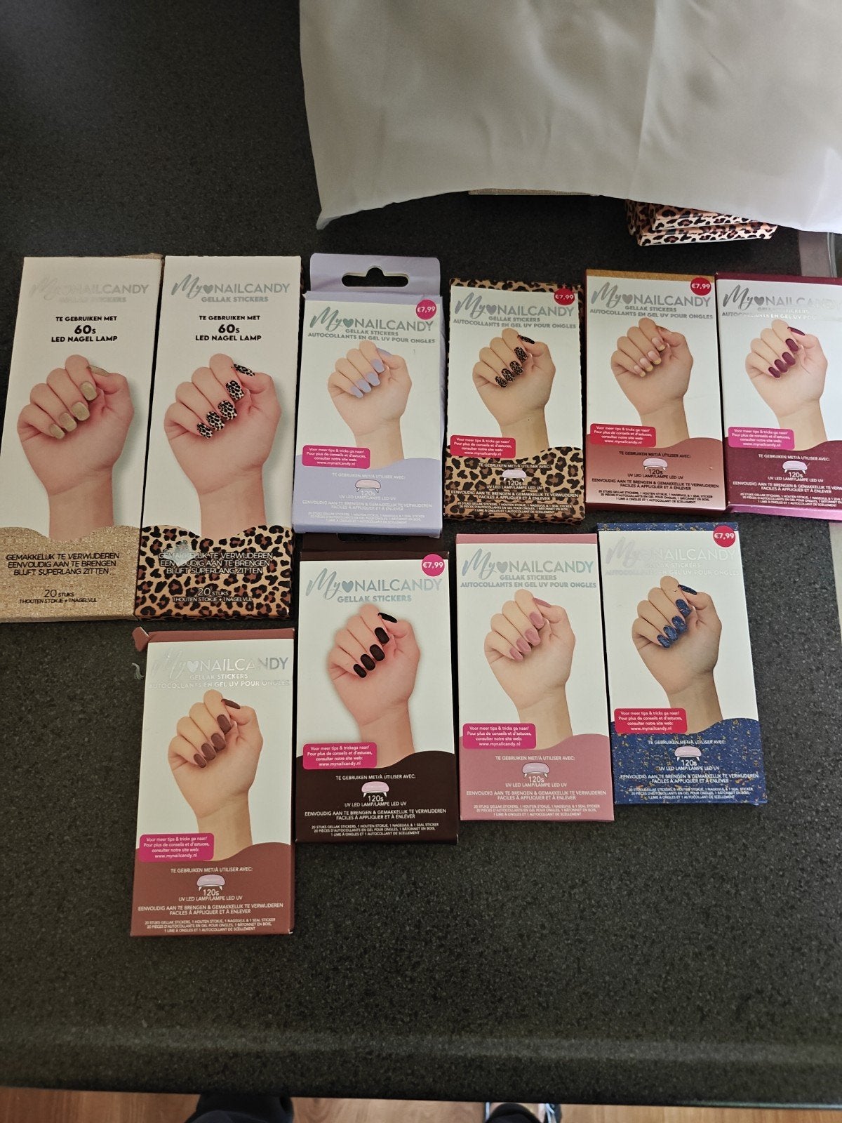 My Nailcandy Gellak Stickers - Diverse Kleuren, Ophalen of Verzenden, Nieuw, Verzorging