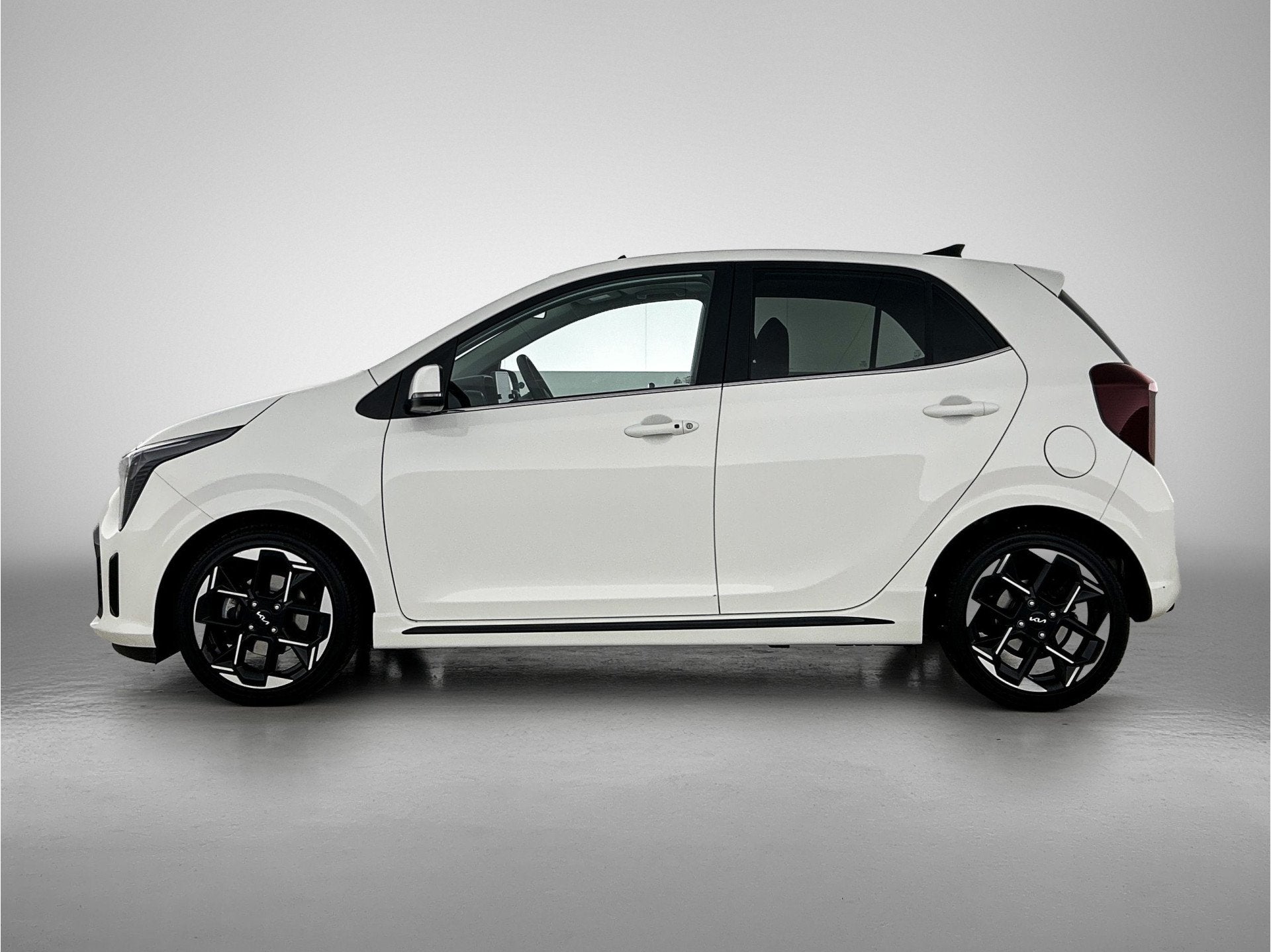 Kia Picanto 1.0 DPI GT-Line | Schuifdak | Stuur-/Stoelverwar, Auto's, Voorwielaandrijving, 4 stoelen, Wit, Bedrijf