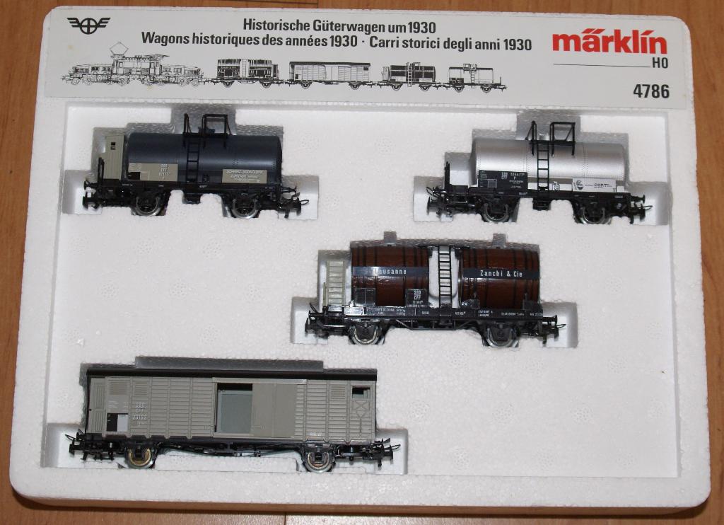 4786 HISTORISCHE WAGEN SET SBB-CFF, Wisselstroom, Wagon, Ophalen of Verzenden, Zo goed als nieuw