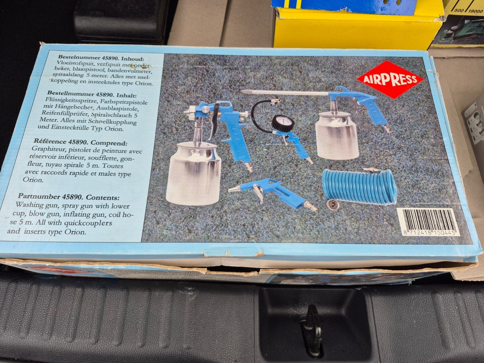 Airpress set - Verfspuit, Vloeistofspuit, Bandenv, Ophalen of Verzenden, Nieuw, Overige typen, Overige merken