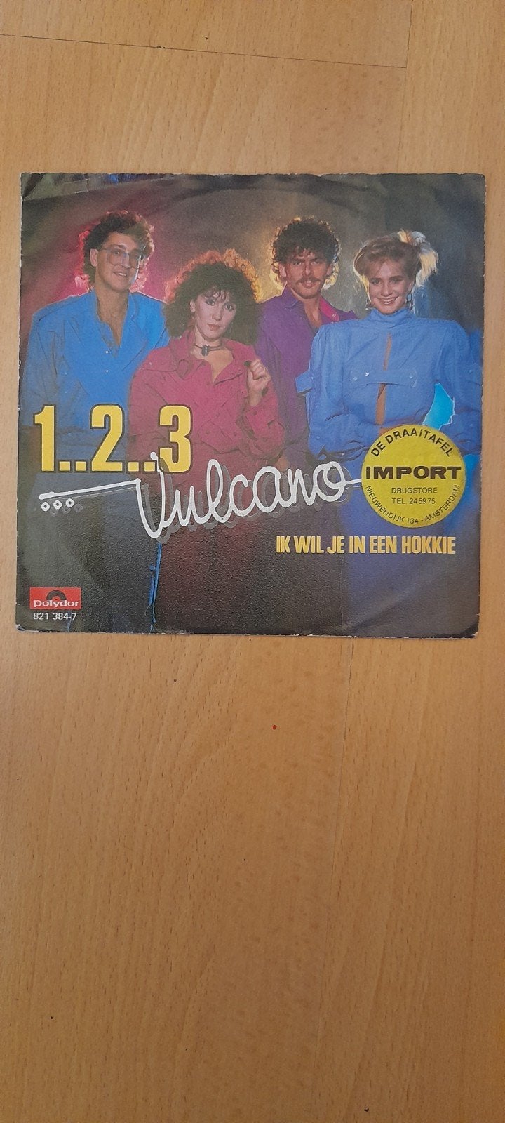 1..2..3 Vulcano - Ik Wil Je In Een Hokkie (Single), Cd's en Dvd's, LP, Verzenden, 7 inch, Zo goed als nieuw