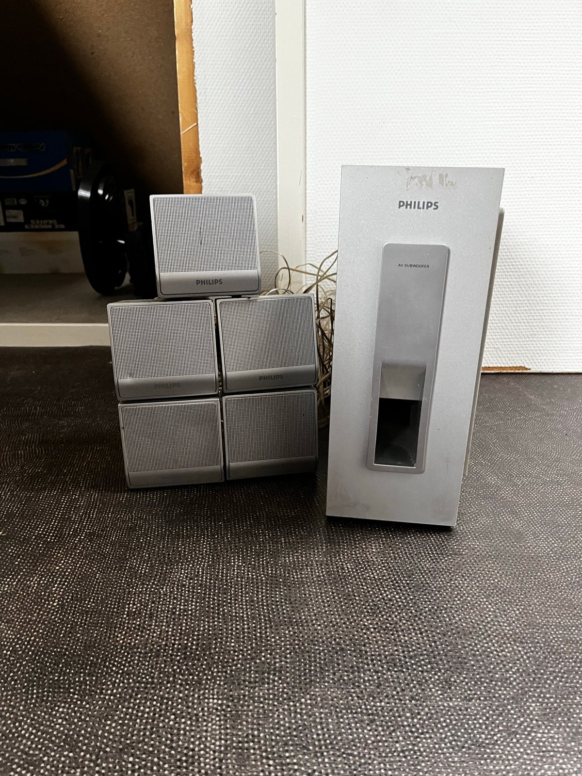 Philips DVD Home Theater Systeem HT3XXX met 5.1 speakers, Audio, Tv en Foto, Home Cinema-sets, Ophalen, Philips, Gebruikt, 70 watt of meer