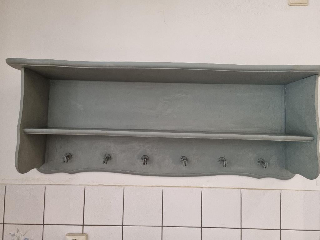 Borden rek, Ophalen, Groen, Gebruikt, Hout