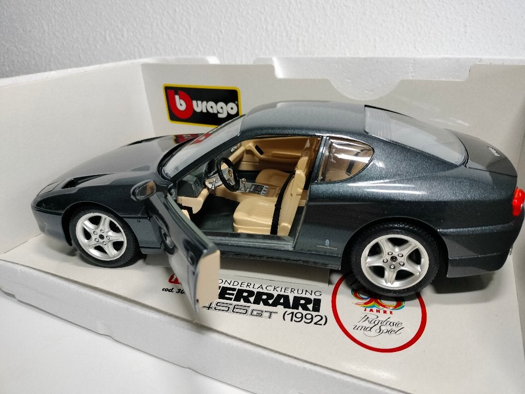 Bburago Zeldzame jubileum van FERRARI 456GT speciale coating, Hobby en Vrije tijd, Modelauto's | 1:18, Verzenden, Nieuw, Auto