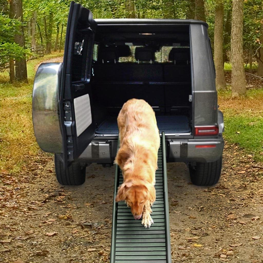 Loopplank Hond Auto Inklapbaar Antislip 155 x 40 Tot 90KG Gr