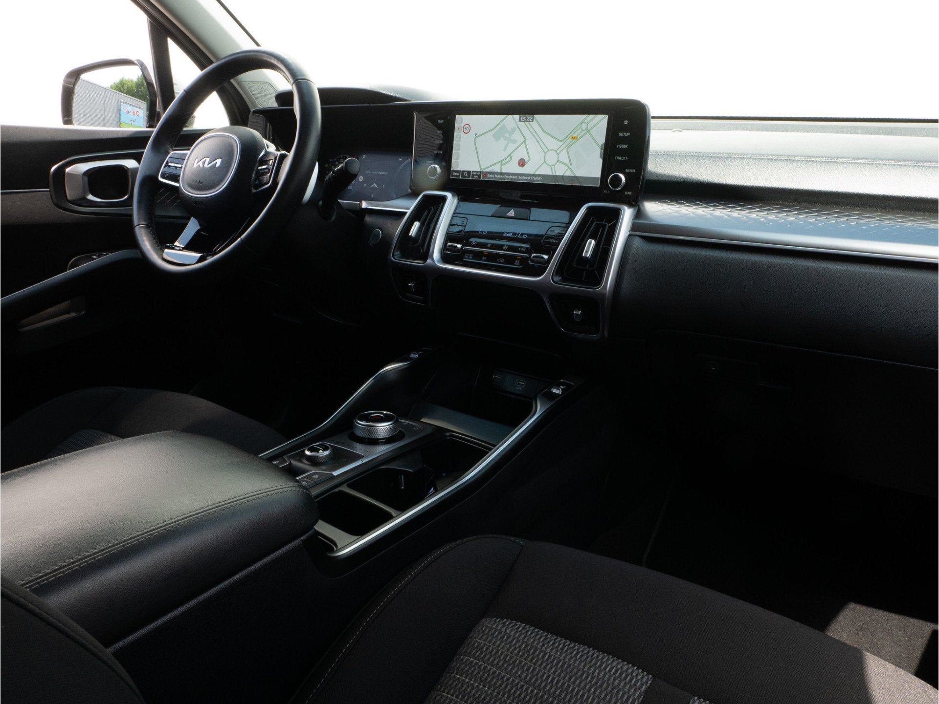 Kia Sorento 1.6 T-GDI Plug-in Hybrid 4WD DynamicLine 7p. Tre, Stof, Gebruikt, 4 cilinders, Met garantie (alle)