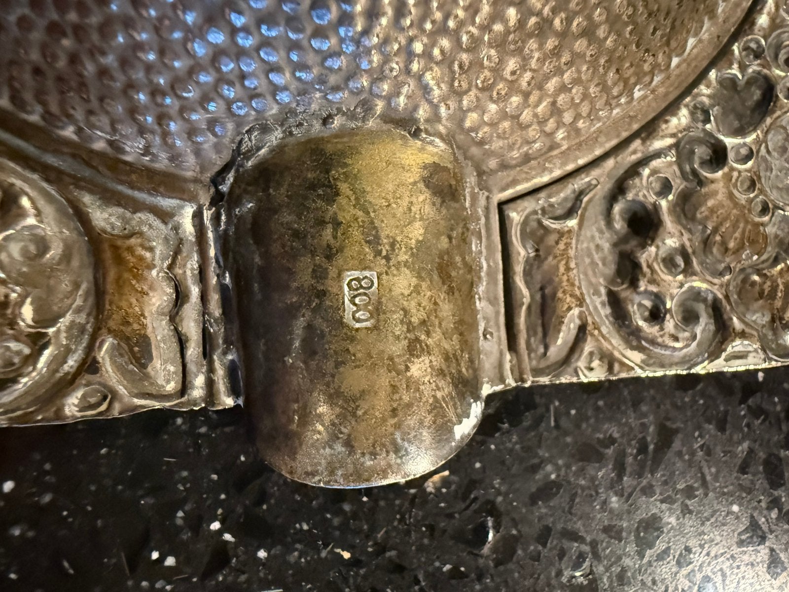 Zilveren asbak, Antiek en Kunst, Antiek | Goud en Zilver, Ophalen, Zilver