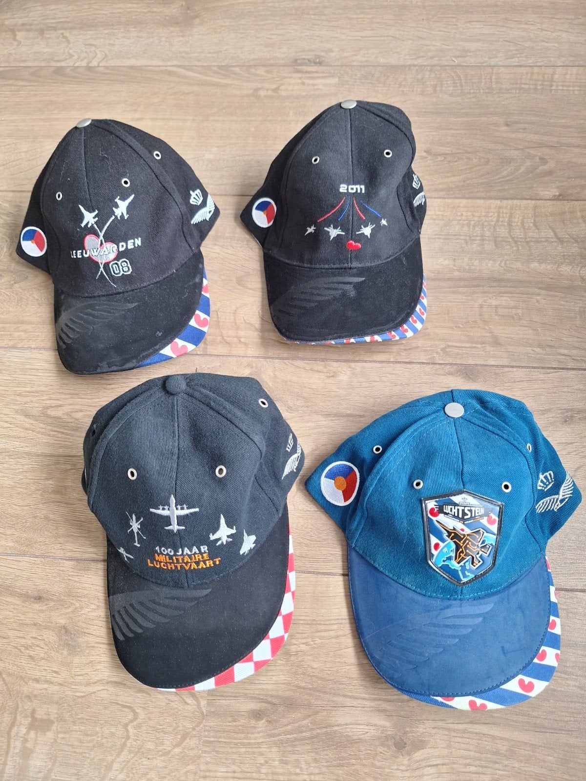 Luchtmacht Open Dagen Caps - Set van 4, Kinderen en Baby's, Kinderkleding | Petten en Hoeden, Ophalen of Verzenden, Gebruikt, Jongen of Meisje