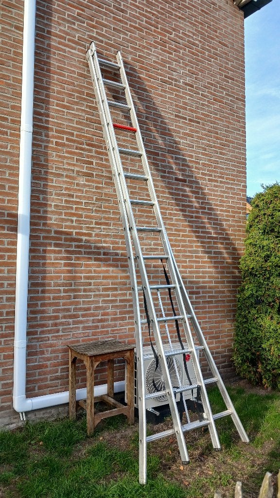 Altrex Rocky DR 2x14 Professionele Reformladder (Max 6,9m), Doe-het-zelf en Verbouw, Ophalen, Gebruikt, Ladder, Opvouwbaar of Inschuifbaar