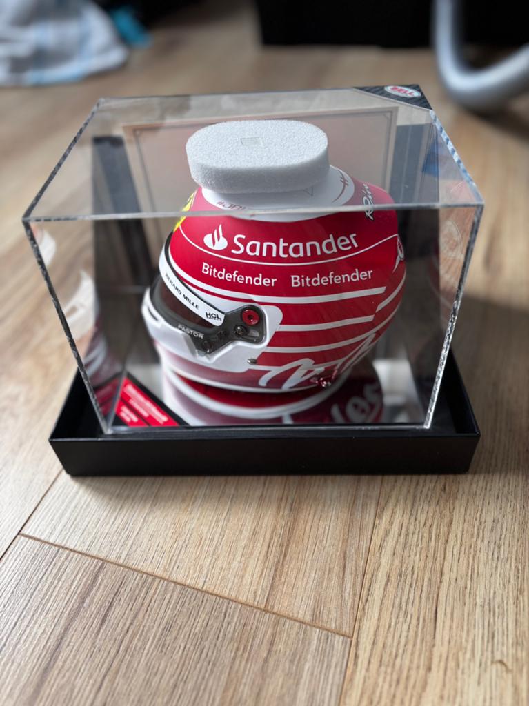 Charles leclerc 2023 monaco 1:2 helm, Ophalen, Zo goed als nieuw, Formule 1